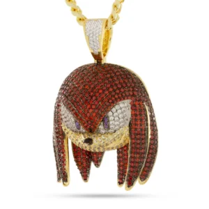 sonic the hedgehog knuckles pendent